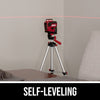 Self-leveling 360 Degree Red Cross Line Laser