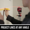 Self-leveling 360 Degree Red Cross Line Laser