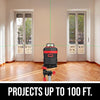 Self-Leveling 360 Degree Green Cross Line Laser with Tripod