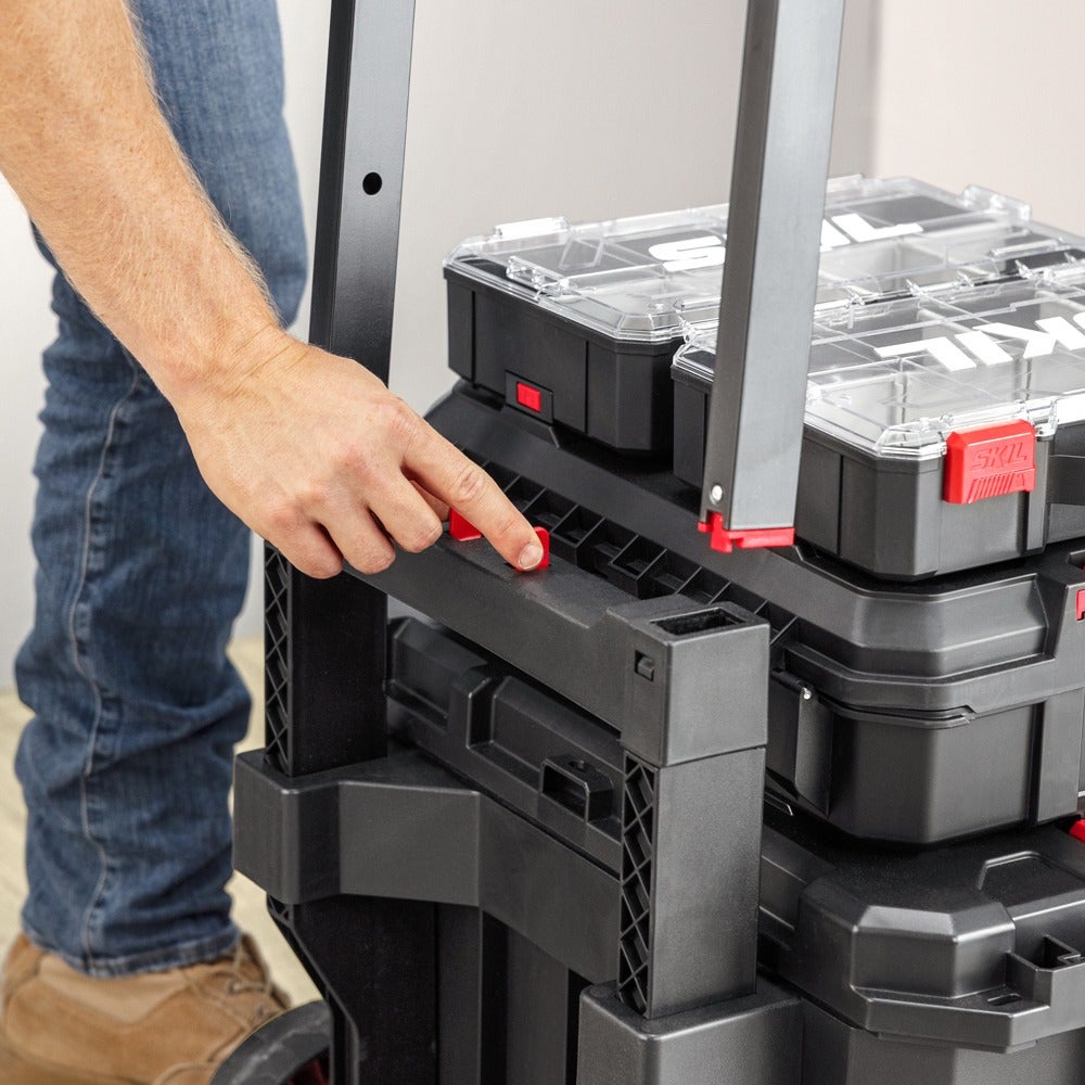 Tools Box Set Rack Rolling Tool and Organizer Box 4 Pc. Tower Set | SKIL (TSM0003-4)