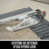 Scie à carrelage pour coupe humide de 7 po avec système Hydro Lock