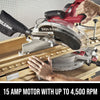 12 IN. Quick Mount Compound Miter Saw with Laser
