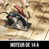 Scie circulaire filaire de 14 A, 7-1/4 po