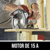 Sierra circular alámbrica de 7-1/4 pulgadas de 15 A con láser