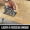Scie circulaire filaire avec laser de 15 A, 7-1/4 po