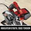 Scie circulaire filaire avec laser de 15 A, 7-1/4 po