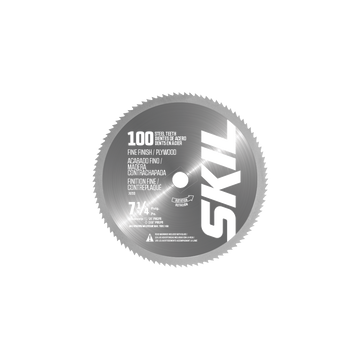 7-1/4 In. 100-Tooth Plywood Circular Saw Blade, 25-Pack