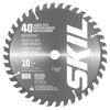 10 In. 40-Tooth Carbide Tipped Circular Saw Blade, 10-Pack