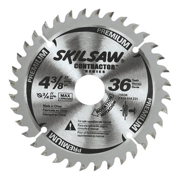 4-3/8 In. 36-Tooth Carbide Tipped Laminate Flooring Blade