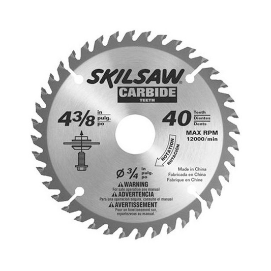4-3/8 In. 40-Tooth Carbide Tipped Laminate Flooring Blade