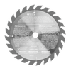 Lame de scie circulaire de 24 dents à pointe en carbure de 7-1/4 po