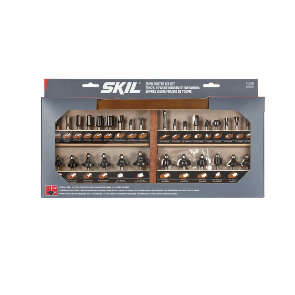 30-Piece Router Bit Set by SKIL (91030)