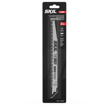 Le Ugly 9 PO. Lame de scie alternative 5 dents pour la coupe du bois. lot de 3