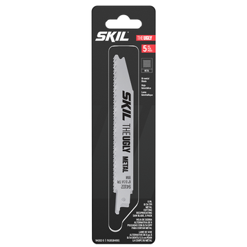 The UGLY 6 In. 8/14 TPI Metal Cutting Reciprocating Saw Blade, 5-Pack
