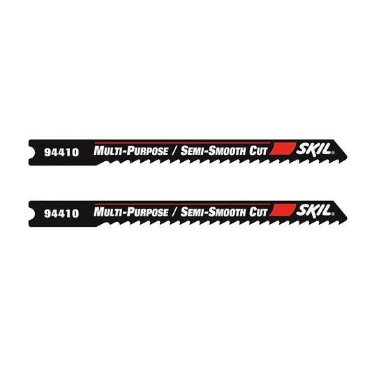 2-Pack 3-in U-shank High-carbon Steel Jigsaw Blade Set