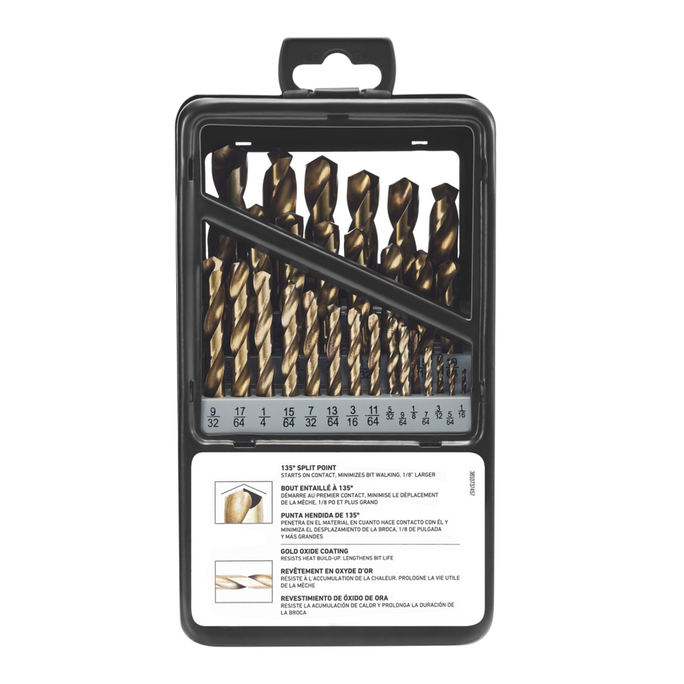 29 Pc. Gold Oxide Drill Bit Set | SKIL (98029)
