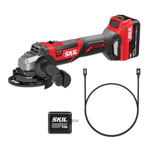 20V Brushless 4-1/2 IN. Angle Grinder