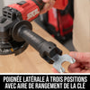 Meuleuse d’angle sans balais de 20 V, 4-1/2 po