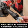Amoladora angular de 4-1/2 pulgadas de 20 V sin escobillas