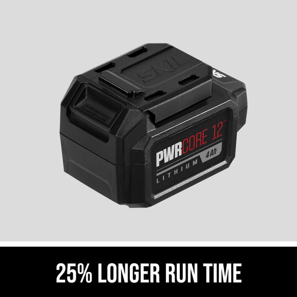PWR CORE 12™ Lithium 4.0Ah 12V Battery with PWR ASSIST™ Mobile Charging