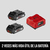 Kit básico de 2 baterías de 2,0 Ah y cargador de 20 V