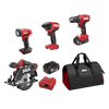 Assortiment de quatre outils sans balais de 20 V