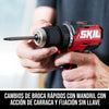 Taladro atornillador y atornillador de impacto de 12 V sin escobillas