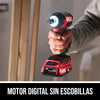 Kit de taladro atornillador y atornillador de impacto compactos de 20 V sin escobillas