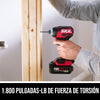 Kit de taladro atornillador y atornillador de impacto compactos de 20 V sin escobillas