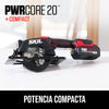 Sierra circular compacta de 4-1/2 pulgadas de 20 V sin escobillas