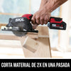 Sierra circular compacta de 4-1/2 pulgadas de 20 V sin escobillas