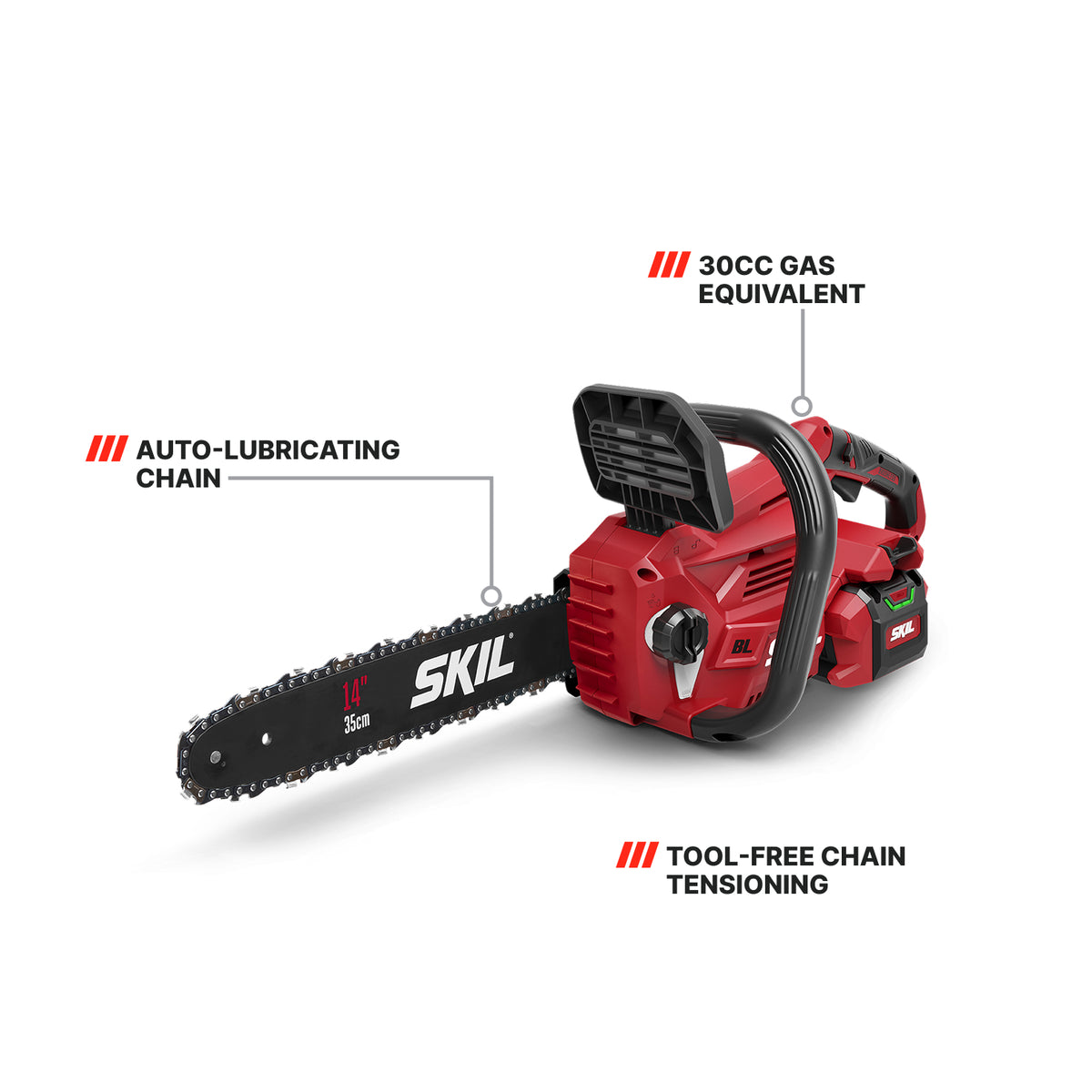 The SKIL 40V 14 In. Chain Saw