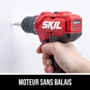 Kit de perceuse visseuse sans balais de 20 V, ½ po