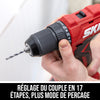 Kit de perceuse visseuse sans balais de 20 V, ½ po