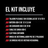Taladro volteable de 12/20 V sin escobillas, kit de 12 V