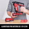 Taladro volteable de 12/20 V sin escobillas, kit de 12 V