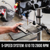 6.2 Amp 10 In. Benchtop Drill Press
