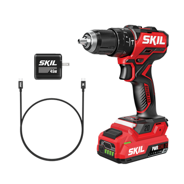Brushless 20V 1/2 In. Compact Hammer Drill Kit