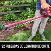 Kit de orilladora de arbustos de 22 pulgadas