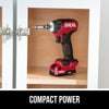 Brushless 12V 1/4 In. Compact Hex Impact Driver