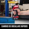Llave de impacto de 3/8 de pulgada de 12 V sin escobillas