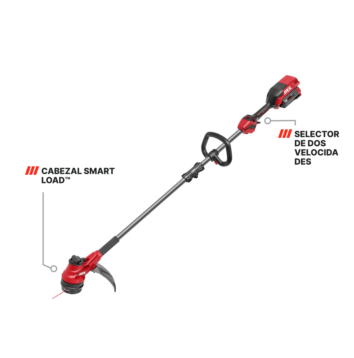 Orilladora de hilo de 15 pulgadas de 40 V sin escobillas con Smart Load™