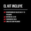Kit de orilladora de hilo de 15 pulgadas de 40 V sin escobillas (batería de 2,0 Ah)