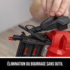 Kit de clouage de finition sans balais de 20 V, 18 Ga