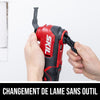 Kit d’outil polyvalent oscillant sans balais de 20 V