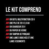 Kit d’outil polyvalent oscillant sans balais de 20 V