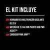 Kit de multiherramienta oscilante de 20 V sin escobillas