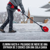 Kit de pala quitanieves con cabezal motriz de 12 pulgadas de 40 V sin escobillas