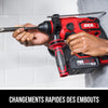 Kit de marteau rotatif sans balais de 20 V, 7/8 po
