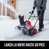 Kit de soplador de nieve de etapa sencilla de 20 pulgadas de 40 V sin escobillas